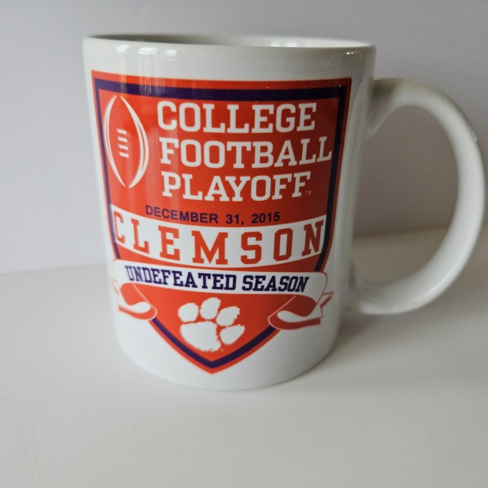 Clemson Tigers 2015‎ UNDEFEATED SEASON Coffee Mug College Football Playoff